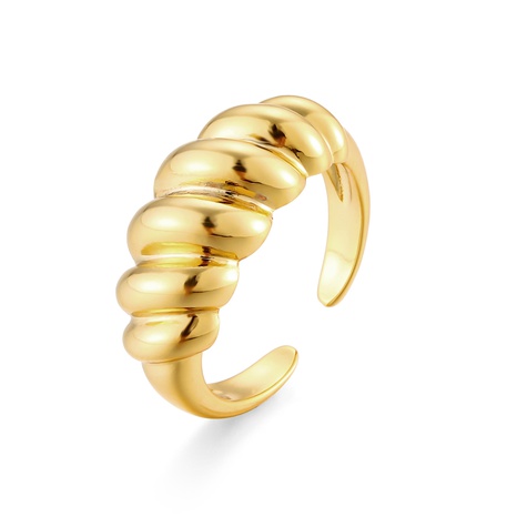 wholesale jewelry croissant copper twist ring Nihaojewelry's discount tags