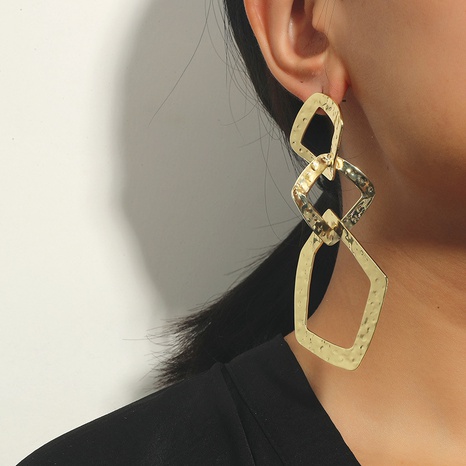 Großhandel Schmuck Legierung geometrische Mode lange Ohrringe Nihaojewelry's discount tags