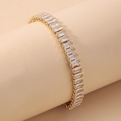 wholesale jewelry rectangular zircon geometric bracelet Nihaojewelry