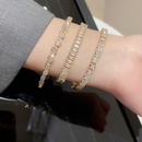 wholesale jewelry rectangular zircon geometric bracelet Nihaojewelrypicture16