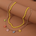 Grohandel Schmuck im bhmischen Stil handgewebte Perlen Blumenanhnger mehrschichtige Halskette nihaojewelrypicture23