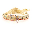 Nihaojewelry wholesale accessories ethnic style diamond cross Miyuki beads woven braceletpicture22