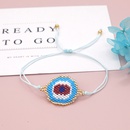 Nihaojewelry wholesale accessories ethnic style Miyuki beads woven blue eyes braceletpicture17