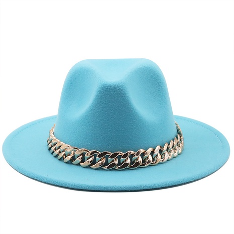 wholesale accessories woolen big brim fashion jazz top hats Nihaojewelry's discount tags