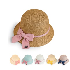 wholesale accessories children's bow straw hat Nihaojewelry