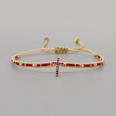 Nihaojewelry wholesale accessories ethnic style diamond cross Miyuki beads woven braceletpicture24