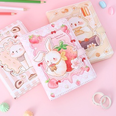 Wholesale Cute Color Page Magnetic Buckle Leather Notebook Nihaojewelry