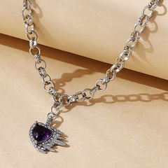 Nihaojewelry wholesale jewelry Korean creative crystal zirconium pendent necklace
