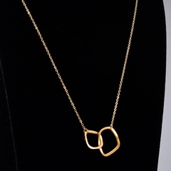Wholesale Jewelry Irregular Round Simple Clavicle Chain Necklace Nihaojewelry
