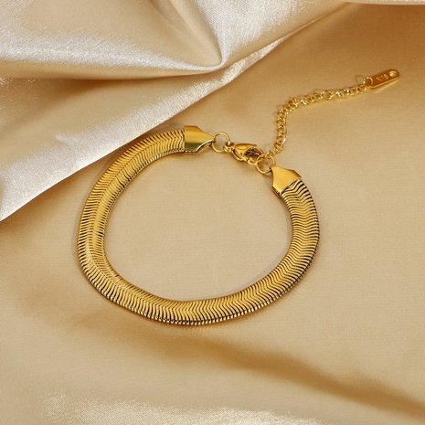 wholesale jewelry snake bone chain stainless steel bracelet nihaojewelry's discount tags