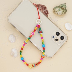 Wholesale Jewelry Acrylic Multicolored Fruit Beads Pendant Mobile Phone Chain Nihaojewelry