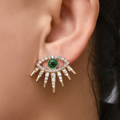 wholesale jewelry alloy diamond eye earrings Nihaojewelry