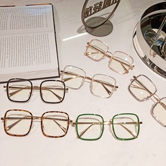 nihaojewelry vente en gros rétro miroir plat lunettes à grand cadre