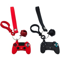 Factory Simulation Mini Video Game Handle Keychain Simple Game Console Joystick Couple Pendant Small Gift