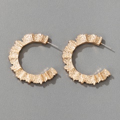 Nihaojewelry jewelry wholesale simple geometric C-shaped metal earrings