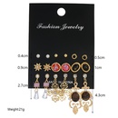wholesale jewelry fashion geometric earrings set combination Nihaojewelrypicture8