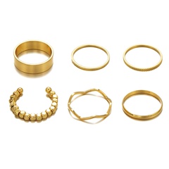 Wholesale Jewelry Simple Geometric Ring Combination Nihaojewelry