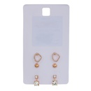 wholesale jewelry simple geometric three pairs of earrings Nihaojewelrypicture10