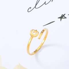 Nihaojewelry Wholesale Jewelry New Star Opening Adjustable Stainless Steel Ring