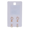wholesale jewelry simple geometric three pairs of earrings Nihaojewelrypicture11