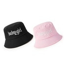 wholesale letter embroidery wide brim sunscreen korean style basin hat Nihaojewelrypicture11