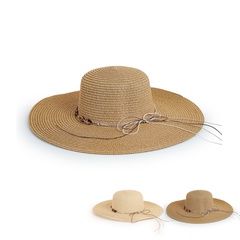 Wholesale Big Eaves Sunshade Fashion Straw Hat Nihaojewelry