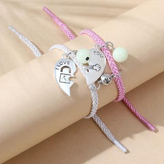 Koreanische Großhandel Schmuck kreative leuchtende Perlen Paar Armband Set Nihaojewelry