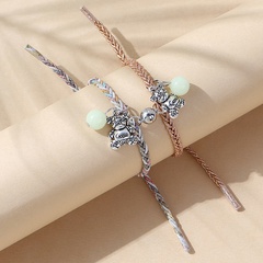 Korean wholesale jewelry creative bear luminous beads bracelet set Nihaojewelry