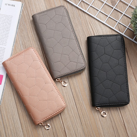 Nihaojewelry wholesale accessories new fashion sewing thread geometric pattern clutch's discount tags