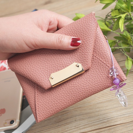 Nihaojewelry wholesale accessories new Korean lychee pattern mini wallet's discount tags