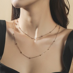 Metal Pearl Chain Pendant Bohemian Multilayer Necklace Wholesale Jewelry Nihaojewelry