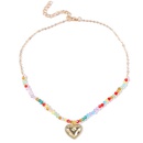 pendentif en forme de coeur en cristal collier bohme perl bijoux en gros Nihaojewelrypicture13