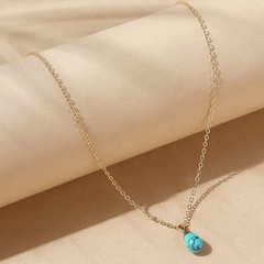 wholesale Korean style creative natural stone pendent necklace Nihaojewelry