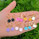 wholesale jewelry smiley color pendant earrings Nihaojewelrypicture12
