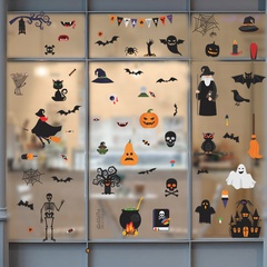 Großhandel cartoon niedliche Halloween muster wandaufkleber nihaojewelry