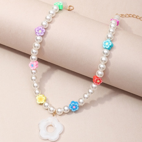 Großhandel schmuck blume perlenkette nihaojewelry's discount tags
