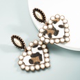 wholesale jewelry bohemia heartshaped earrings leather earrings Nihaojewelrypicture15