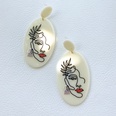 wholesale jewelry plate printing pattern acrylic earrings Nihaojewelrypicture36