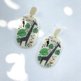 wholesale jewelry plate printing pattern acrylic earrings Nihaojewelrypicture26