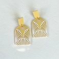 wholesale jewelry plate printing pattern acrylic earrings Nihaojewelrypicture28