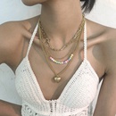 Vente en gros bijoux perles de couleur pendentif en forme de coeur collier multicouche nihaojewelrypicture13