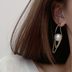 Großhandel Mode geometrische Perlenohrringe Nihaojewelry