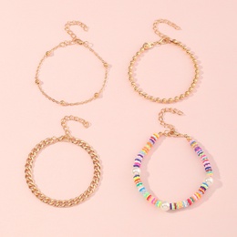 wholesale jewelry flower beads splicing chain bracelet set nihaojewelrypicture10