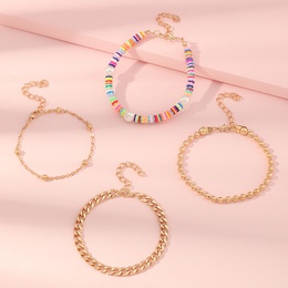 wholesale jewelry flower beads splicing chain bracelet set nihaojewelrypicture11