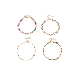 wholesale jewelry flower beads splicing chain bracelet set nihaojewelrypicture14