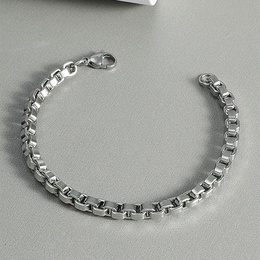 wholesale jewelry square splicing titanium steel bracelet Nihaojewelrypicture5