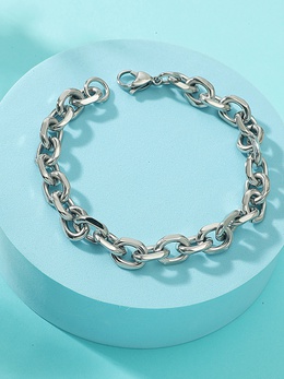wholesale jewelry splicing hollow titanium steel bracelet Nihaojewelrypicture5