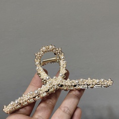 Großhandel Schmuck Perle Blume Fadenkreuz Clip Nihaojewelry