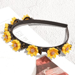 wholesale fashion acrylic flower children's headband with teeth Nihaojewelry