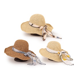 widebrimmed sunshade korean style straw hat wholesale Nihaojewelrypicture19